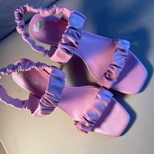 Perfect condition, pink NINE WEST heels, worn once!